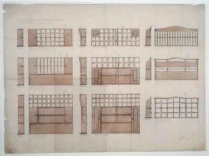 Designs for China Racks Sideboards and Dressers in English Oak