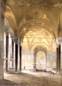 Haghia Sophia plate 7 entrance to the nave