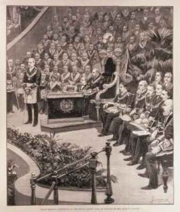 Grand Masonic Gathering in the Royal Albert Hall in Honour of the Queens Jubilee