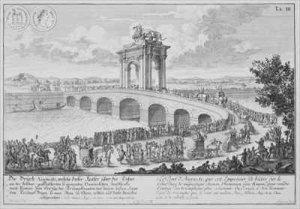 Bridge of Augustus on Via Flaminia near Rimini Italy