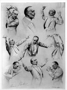 Sir Thomas Beecham conducting