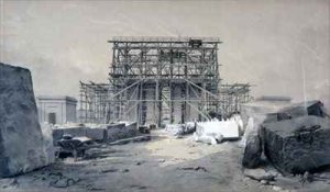 Construction of the Euston Arch