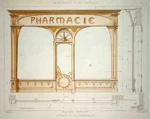 Design for a pharmacy shop front