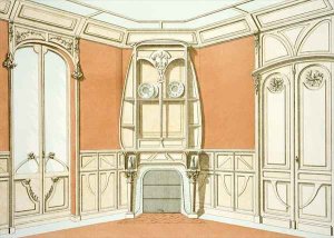 Interior design for a dining room