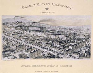 Moet and Chandon company, Epernay
